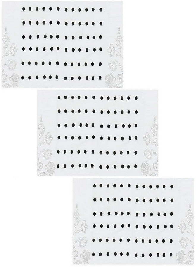 فاما ملصقات بيندي صغيرة سوداء مستديرة من فاما، كومكوم بينديا، للاستخدام اليومي على الجبهة، تشوتي كالي بيندي للنساء والفتيات - 252 ملصقًا - Image 1