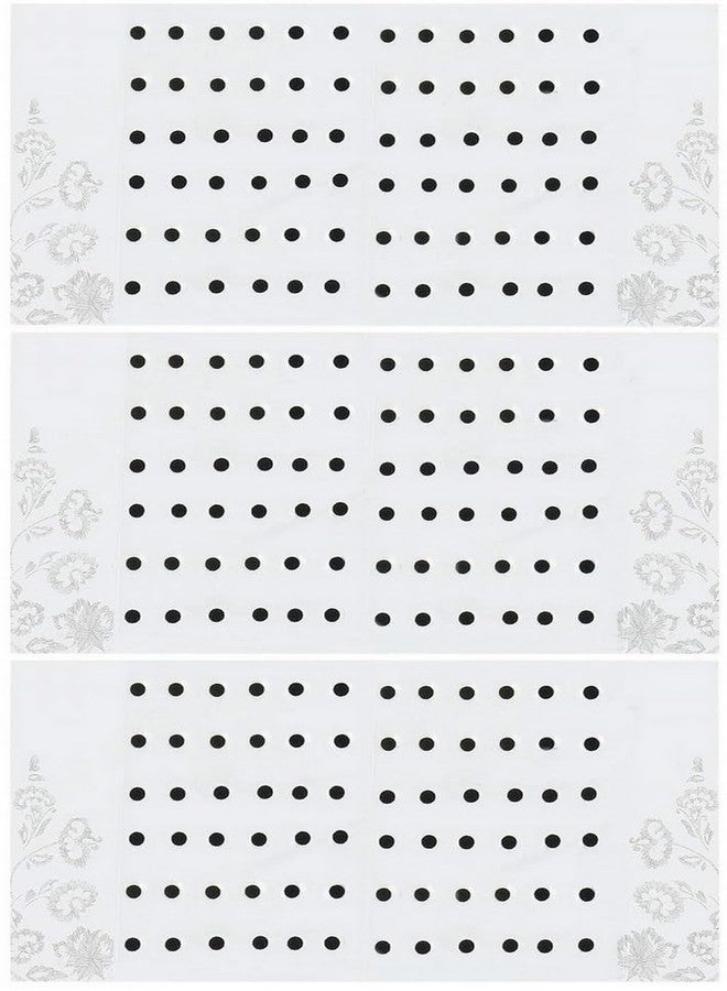 فاما ملصقات بيندي صغيرة سوداء مستديرة من فاما، كومكوم بينديا، للاستخدام اليومي على الجبهة، تشوتي كالي بيندي للنساء والفتيات - 252 ملصقًا - Image 2