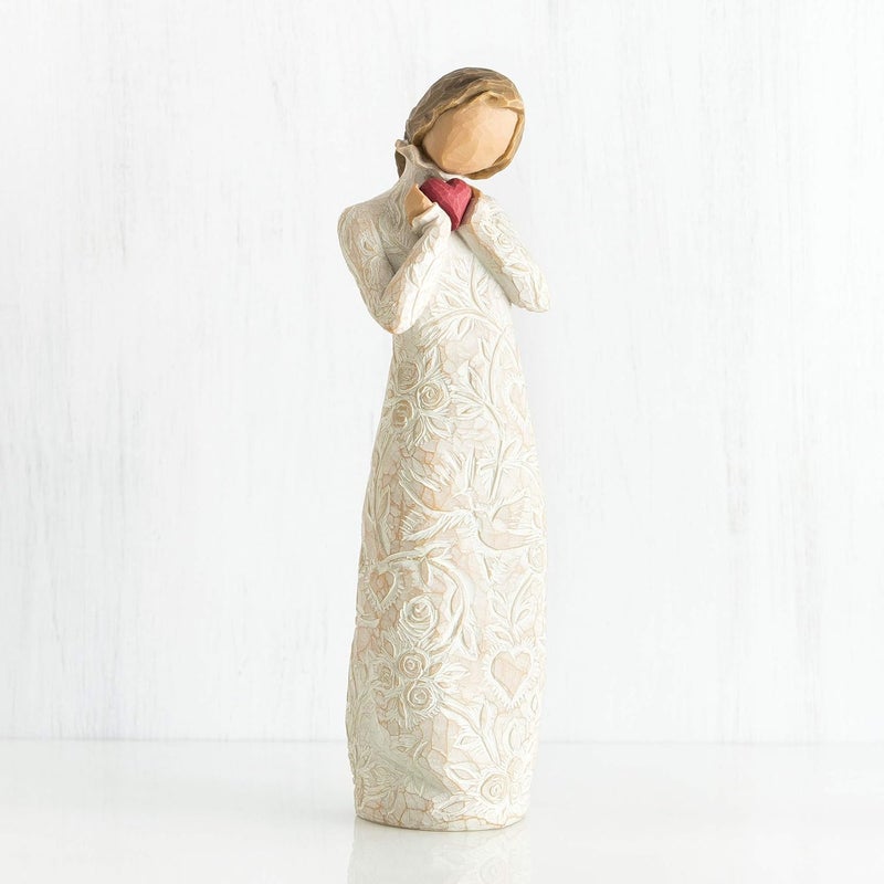 Willow Tree Je T'Aime (I Love You) Sculpted Hand-Painted Figure - Expression of Love and Caring - Image 2