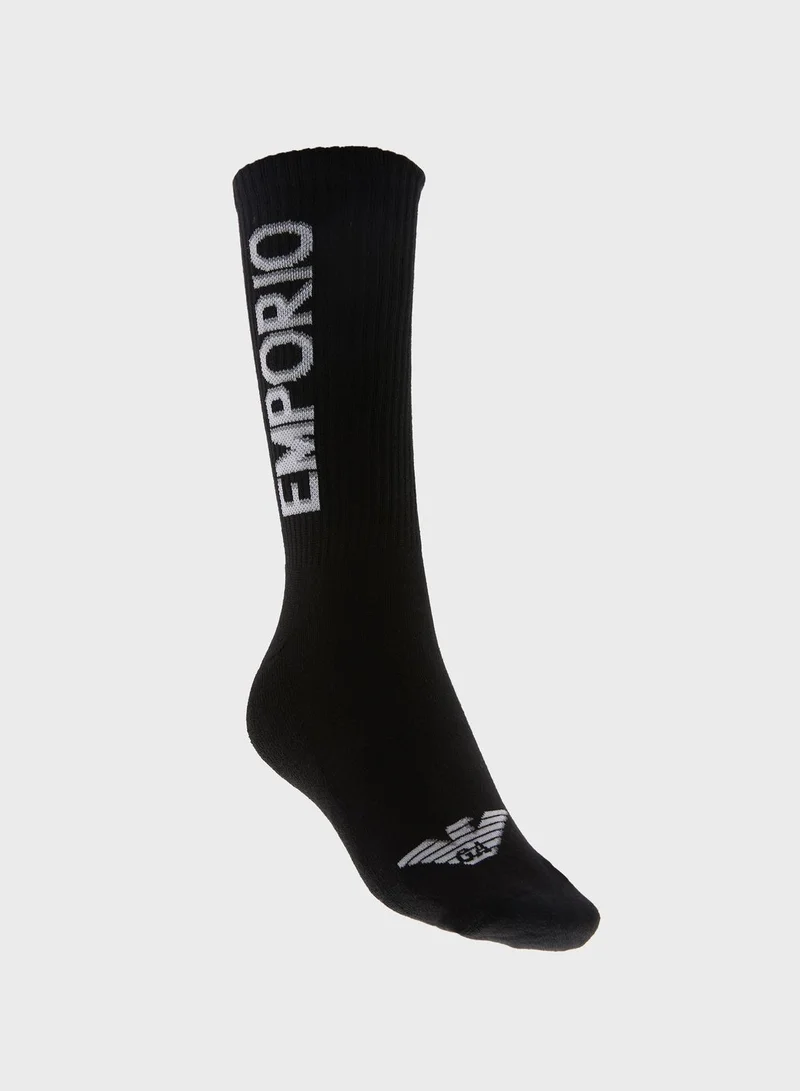 EMPORIO ARMANI 3 Pack Assorted Socks