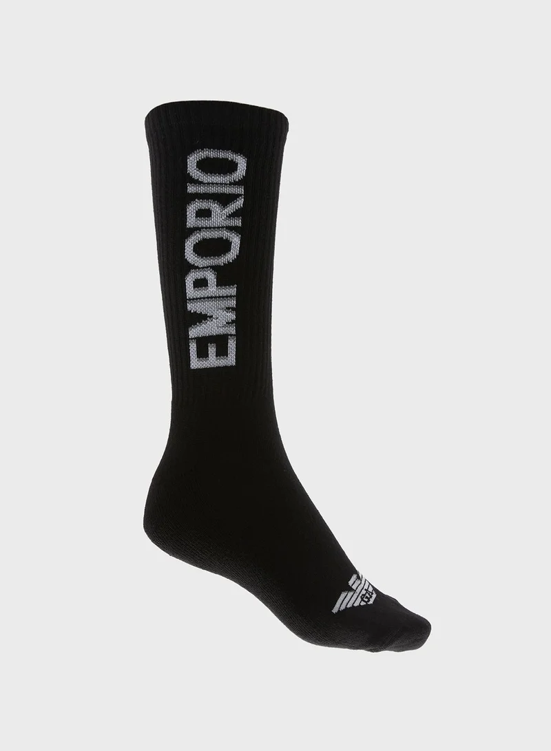EMPORIO ARMANI 3 Pack Assorted Socks