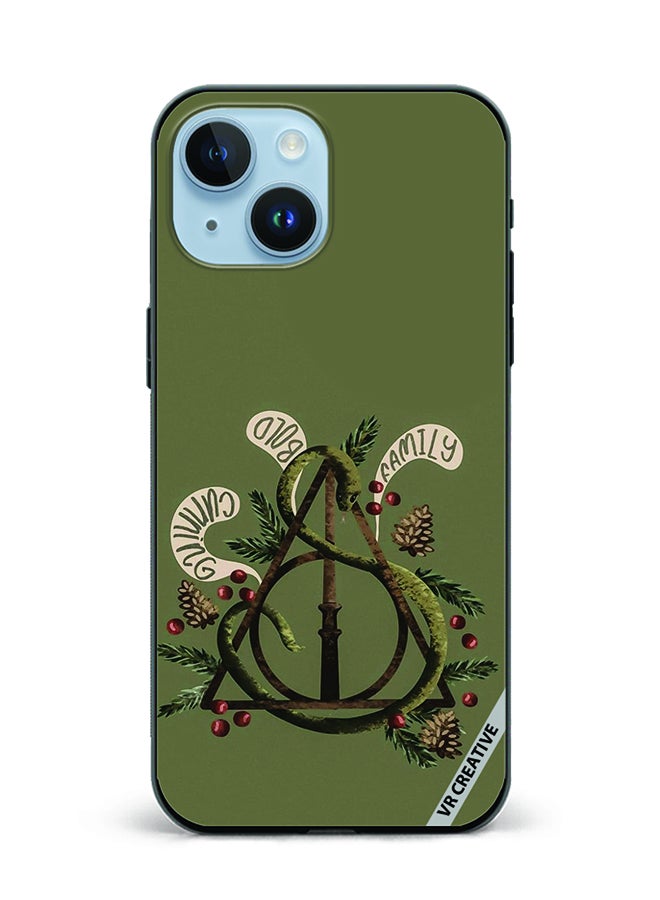 VR CREATIVE غطاء حماية لجهاز آبل آيفون 15 بلس بتصميم هاري بوتر متعدد الألوان - Image 1