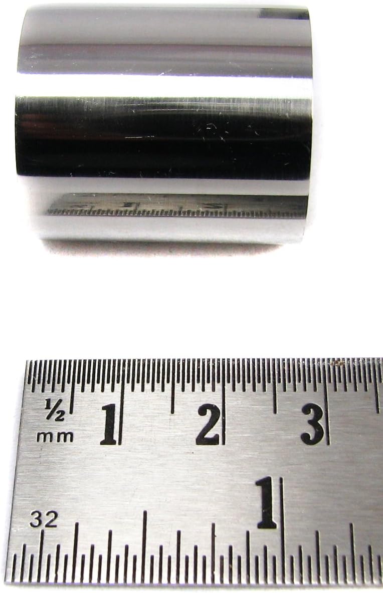 C. B. Gitty "Super Stubby" 28mm (1.10") Stainless Steel Guitar Slide - Image 1