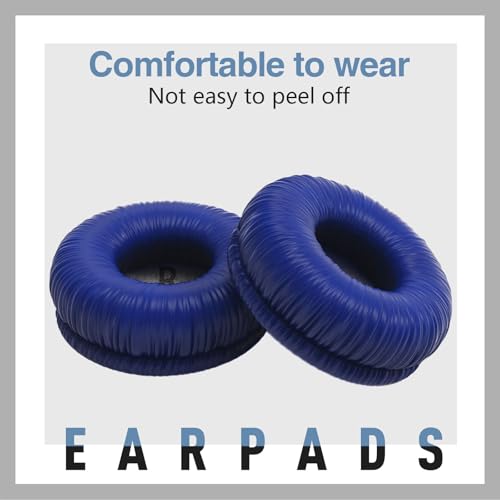 XANAD Replacement Ear Pads Compatible with JBL Tune 510BT / 520BT / 570BT / 660NC / JBL Live 460NC / 670NC / JR310BT / JR300BT, Sony MDR-ZX110 and More Headphones EarPads（Blue - Image 2