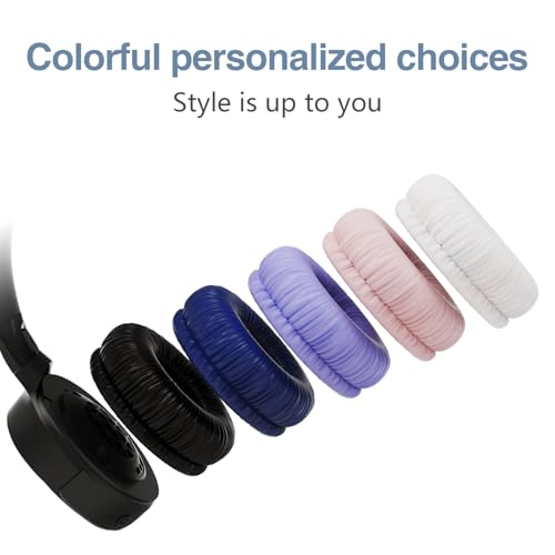 XANAD Replacement Ear Pads Compatible with JBL Tune 510BT / 520BT / 570BT / 660NC / JBL Live 460NC / 670NC / JR310BT / JR300BT, Sony MDR-ZX110 and More Headphones EarPads（Blue - Image 4