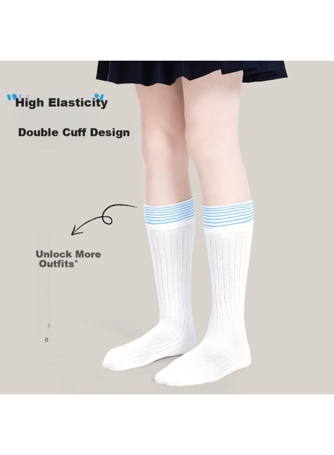 Barbie Girls Mid-calf Socks Spring And Autumn Children's Cotton Thin High Tube Socks Boys Student Long Tube Calf Socks - Image 3