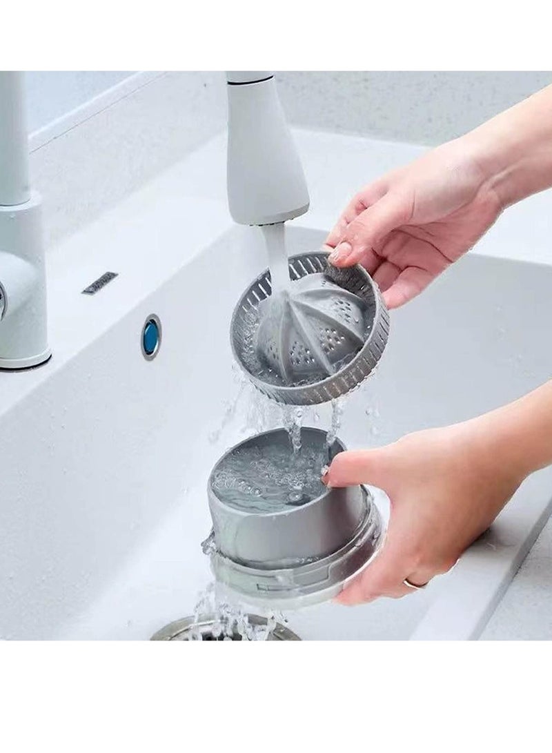 ELTRAZONE عصارة الحمضيات الكهربائية المحمولة قابلة لإعادة الشحن عصارة البرتقال المنزلية صغيرة الحجم آلات عصارة متعددة الوظائف للجريب فروت والليمون والرمان مع USB - Image 2