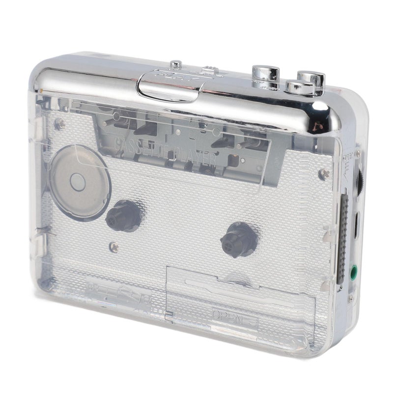 محول الكاسيت إلى MP3 مشغل كاسيت محمول مع مقبس 3.5 مم للمنزل والسفر - Image 2