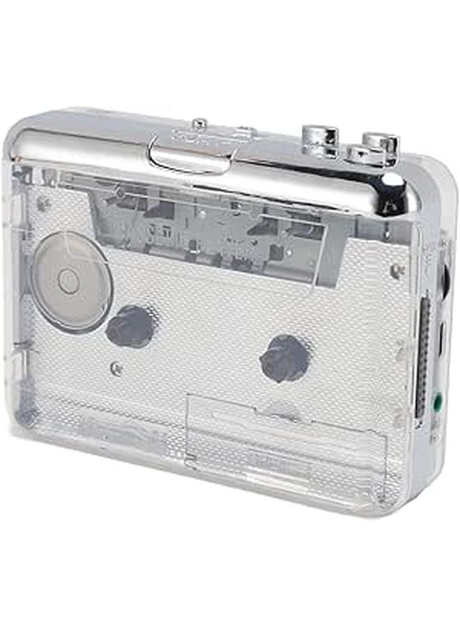 محول الكاسيت إلى MP3 مشغل كاسيت محمول مع مقبس 3.5 مم للمنزل والسفر - Image 1