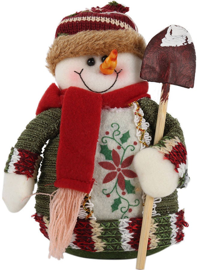 نيبمينينت حلية ديكورية بشكل رجل الثلج متعدد الألوان 17x13سم