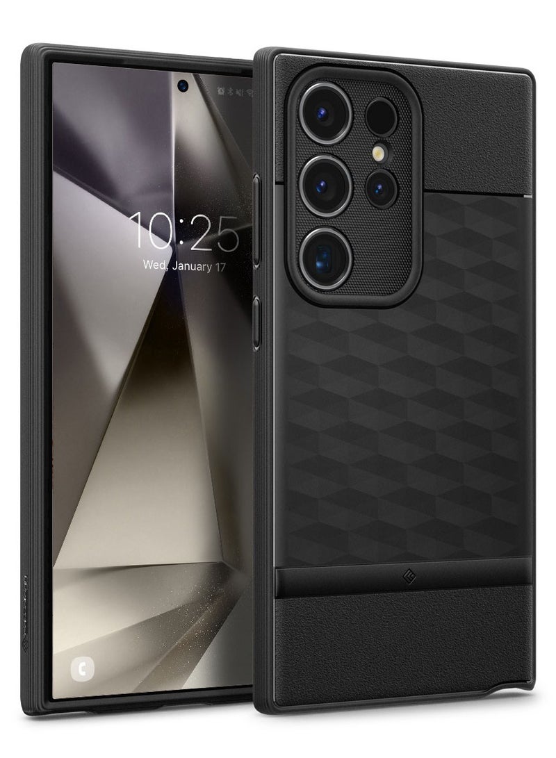 Caseology غطاء حماية بارالاكس لهاتف سامسونج جالكسي S24 ألترا (2024) - أسود غير لامع - Image 1