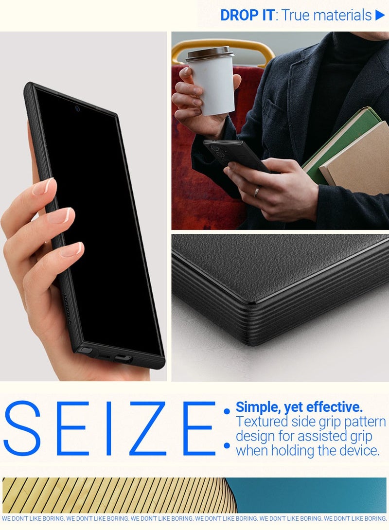 Caseology غطاء حماية بارالاكس لهاتف سامسونج جالكسي S24 ألترا (2024) - أسود غير لامع - Image 4