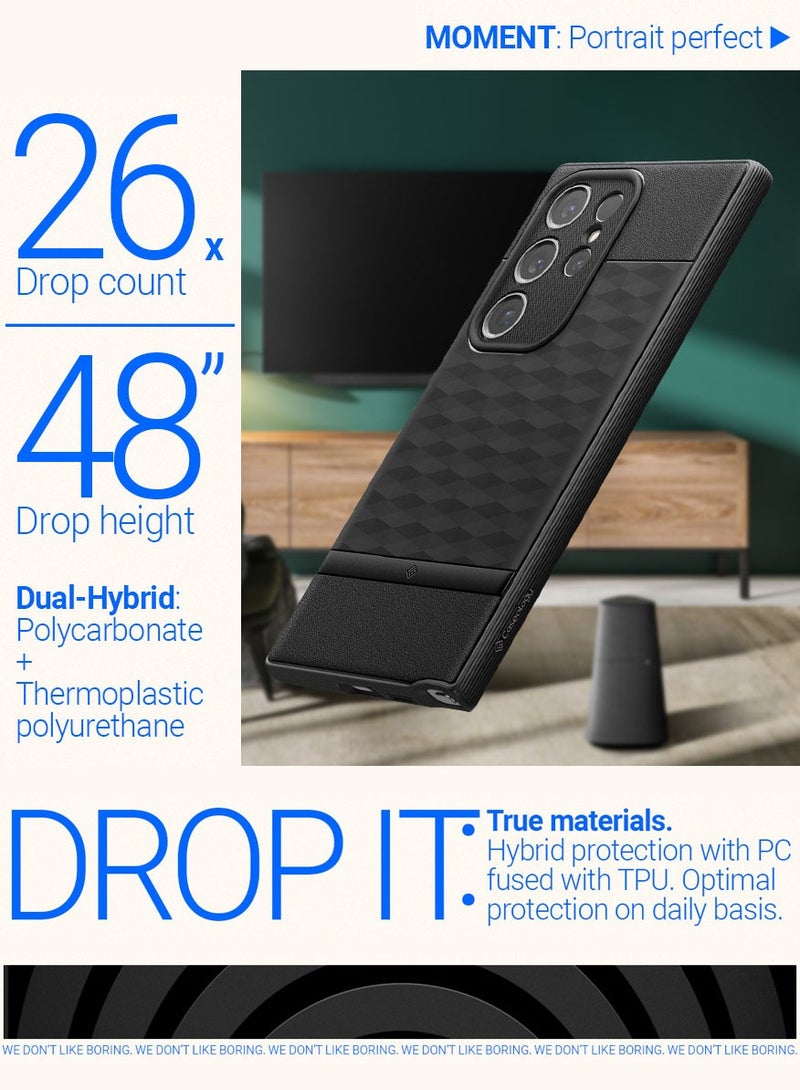 Caseology غطاء حماية بارالاكس لهاتف سامسونج جالكسي S24 ألترا (2024) - أسود غير لامع - Image 5