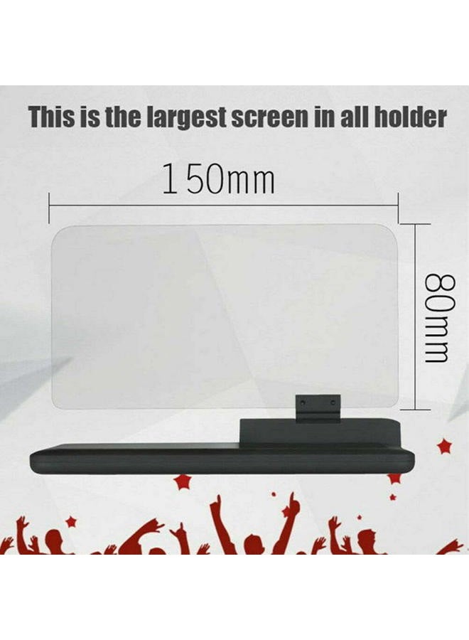 MACHSWON 6" Screen Universal Car HUD Head Up Display Projector Phone Navigation GPS Holder - Image 5