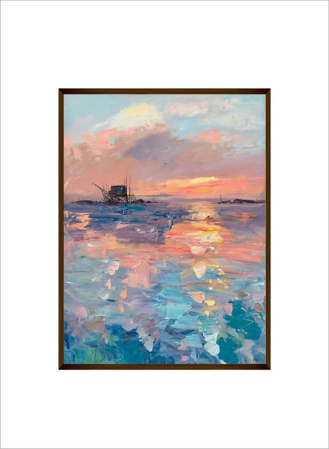 Artsense Painting for wall decoration Abstract wall painting for living room big size painting for home decoration with frame-Multicolor/30x40 inches/(76x101 cm) - Image 3