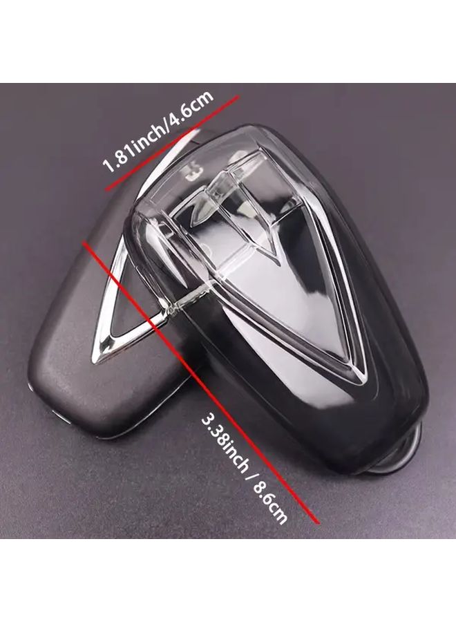 Black TPU Car Key Cover Shell For Protection - Image 2
