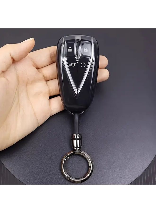 Black TPU Car Key Cover Shell For Protection - Image 3