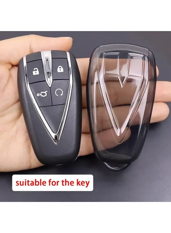 Black TPU Car Key Cover Shell For Protection - Image 1