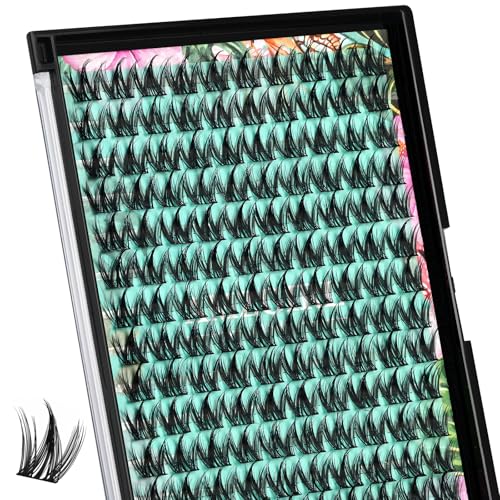 AMZGIRL LASH Lash Clusters Manga 140Pcs Eyelash Cluster Wet Look UltraThin Lash Band Eyelashes Extensions Spiky Anime Wide Span LashesPuppyC10mm - Image 1