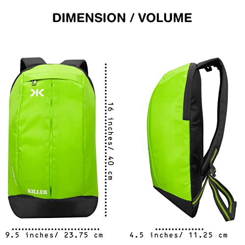 KILLER Galaxy Small Outdoor Mini Standard Backpack 12L Daypack (P.Green) - Image 5
