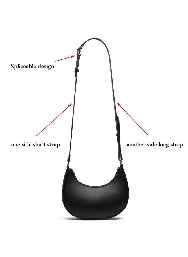 Barabum Retro Classic Clutch Shoulder Tote Handbag With Zipper Closure For Women (6-Black) - Image 5