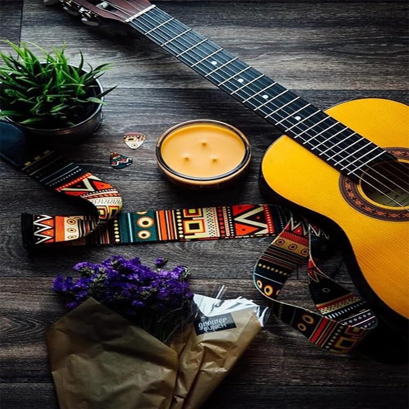 Mocking Bird Guitar Strap for Acoustic Adjustable Buckle Electric Guitar Strap Polyester Guitar Belt For Acoustic/Bass/Electric Guitars - Image 2