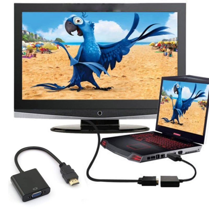 Chenyang HDMI to VGA Adapter, Gold-Plated HDMI Male to VGA Female Cable Adapter with Micro/Mini HDMI Converter for Computer, Desktop, Laptop, Monitor, Projector - Image 5