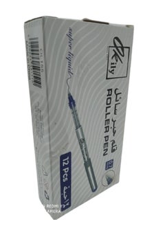 Al-Okily Dozen(12) of 0.7 mm Blue Roller Pen For Office Student and school  - Image 2