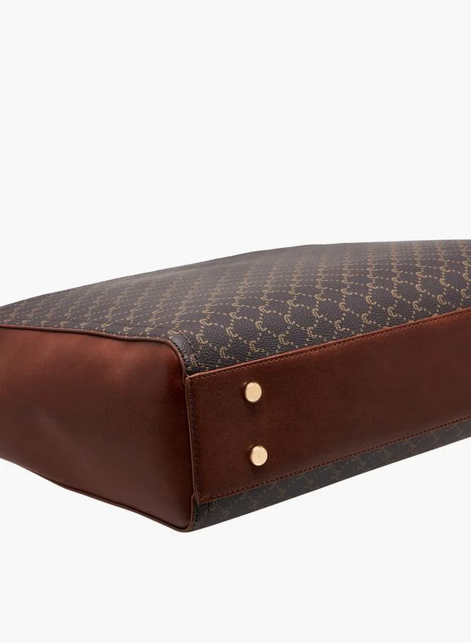 Le Confort  Women Monogram Print Tote Bag with Clutch and Pouch for Women | Best Price UAE