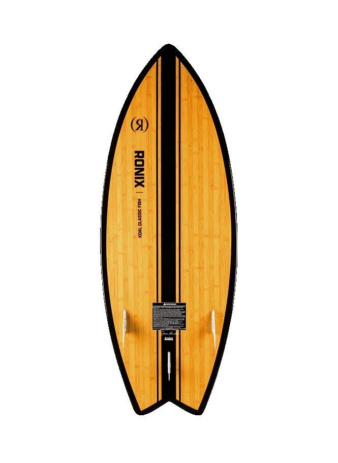 RONIX RONIX WAKESURF 2025 - Koal Classic - Fish - Glossy Black / Bamboo  - Image 3