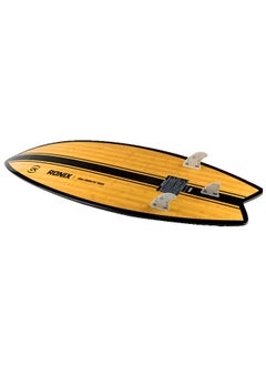 RONIX RONIX WAKESURF 2025 - Koal Classic - Fish - Glossy Black / Bamboo  - Image 5
