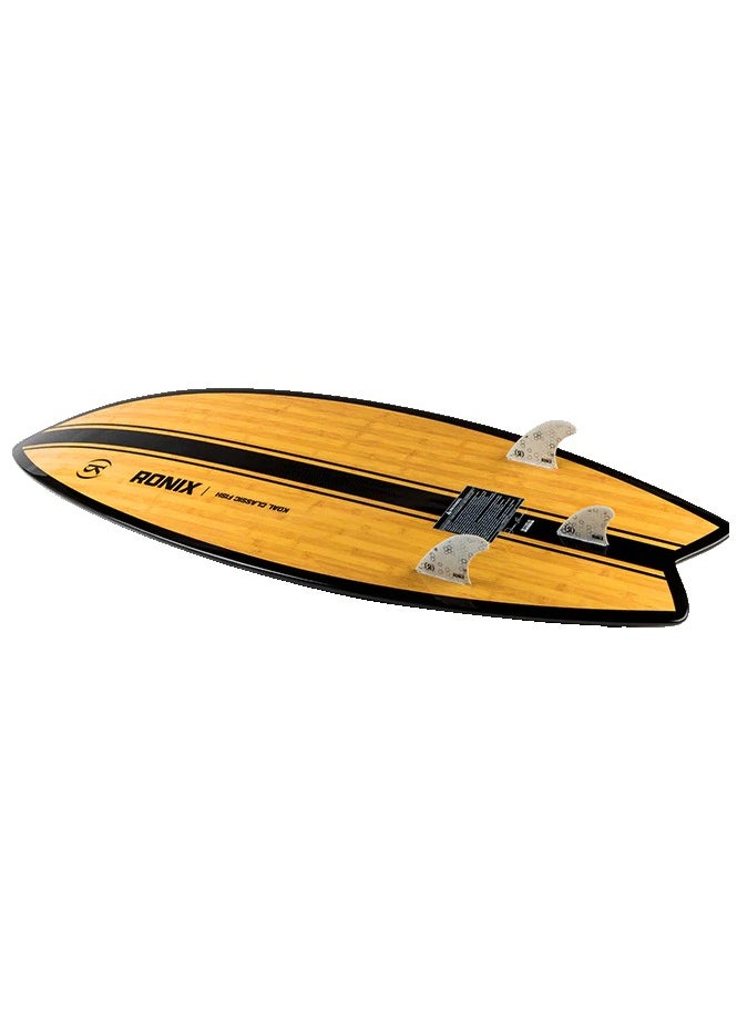 RONIX RONIX WAKESURF 2025 - Koal Classic - Fish - Glossy Black / Bamboo  - Image 5