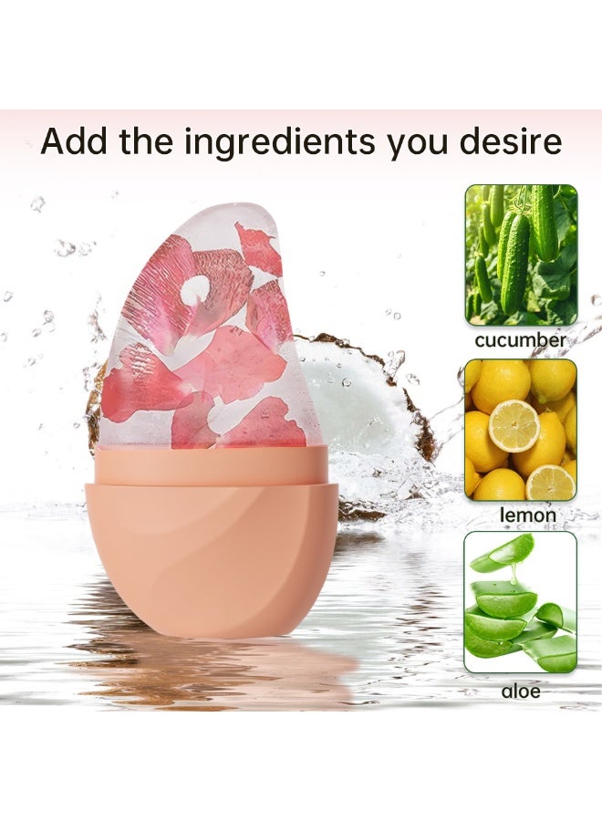 New Pink Mango Facial Ice Roller. The Mango-Shaped Design Is Not Likely To Fall Off And Is More Aesthetically Pleasing. It Is a Beauty Facial Massage Tool, An Eye-Cooling Ice Block, And a Must-Have Skincare Product For Reducing Wrinkles And Puffiness. The Silicone Facial Ice Block Roller Is Suitable For Eye And Neck Massage, Can Remove Dark Circles, Shrink Pores, And Is a Beauty Skincare Product. It Is a Kitchen Tool. It Has Natural Moisturizing And Skincare Effects, Can Eliminate Eye Bags, Relieve Headaches, And Is a Reusable Massage Silicone Ice Mold. - Image 3