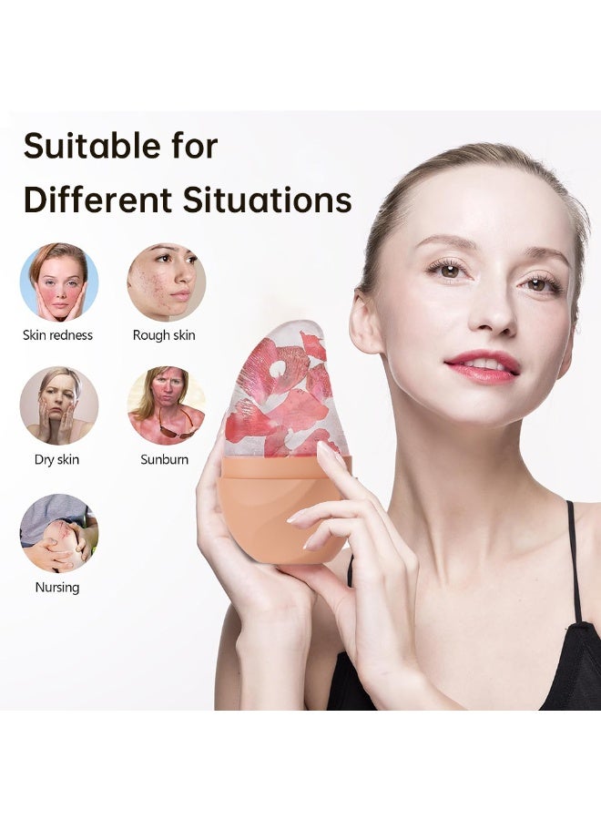 New Pink Mango Facial Ice Roller. The Mango-Shaped Design Is Not Likely To Fall Off And Is More Aesthetically Pleasing. It Is a Beauty Facial Massage Tool, An Eye-Cooling Ice Block, And a Must-Have Skincare Product For Reducing Wrinkles And Puffiness. The Silicone Facial Ice Block Roller Is Suitable For Eye And Neck Massage, Can Remove Dark Circles, Shrink Pores, And Is a Beauty Skincare Product. It Is a Kitchen Tool. It Has Natural Moisturizing And Skincare Effects, Can Eliminate Eye Bags, Relieve Headaches, And Is a Reusable Massage Silicone Ice Mold. - Image 4