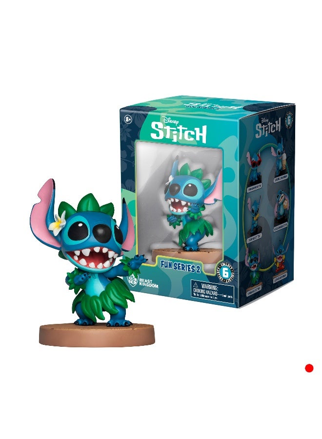 Disney Lilo & Stitch Fun Series 2 with Window Box - Hula Hula Stitch | Collectible Figure | Stitch Figurine | Display Figure | Perfect Gift for Collectors and Kids - Image 2