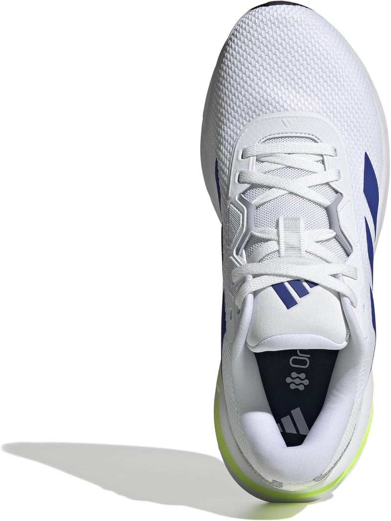 adidas Galaxy 7 Running Shoes for Men - White and Blue - Image 2