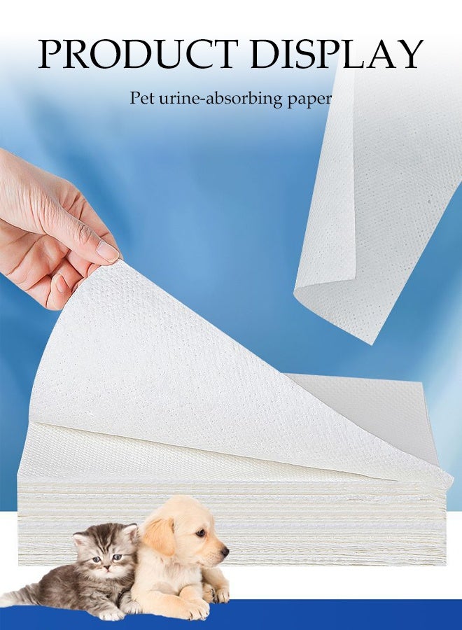 DUNISO 2 Pack Pet Training Pads，Disposable Urine Pads，Super Absorbent Pee Pads for Dogs，Leak Proof，Quick Drying，Suitable for All Pets to Use,100 Pieces，25*30cm - Image 2