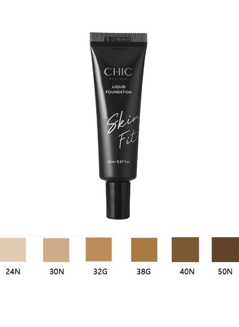 Skin fit liquid foundation 24N 20ml