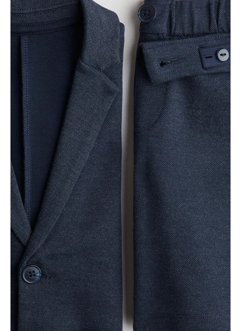 اتش اند ام Piqué suit