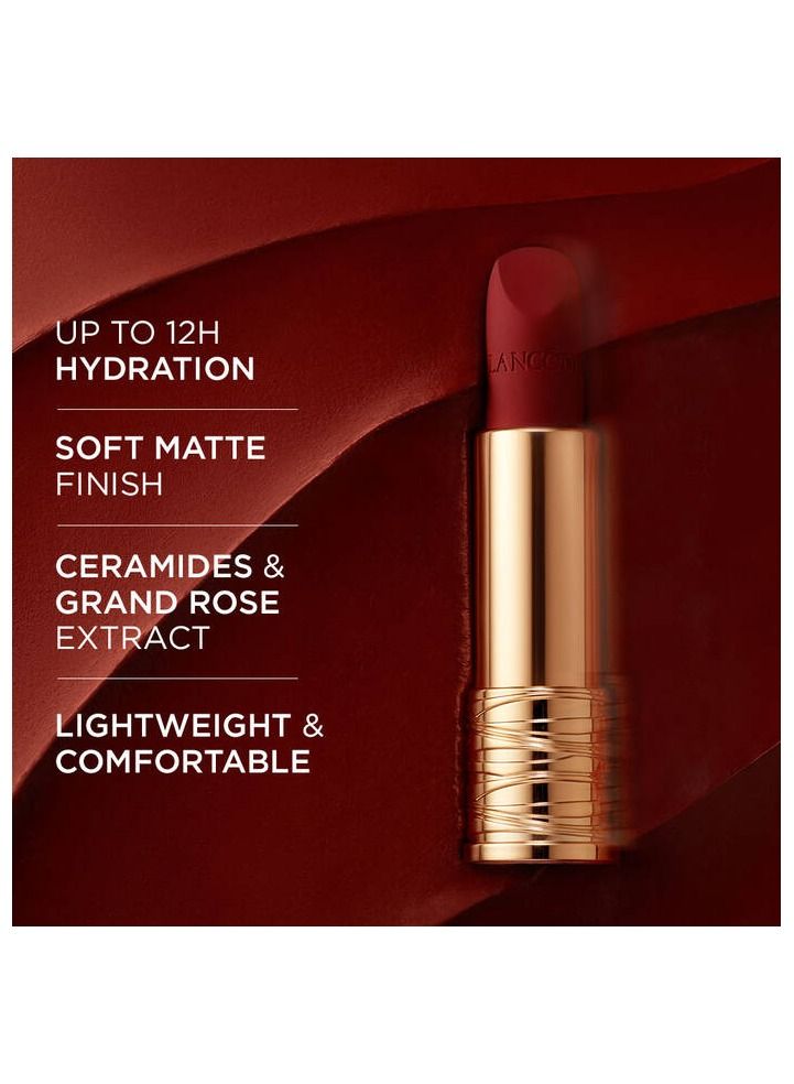 Lancome Paris أحمر شفاه لابسولو روج إنتيمات 299 كشمير فرنسي 3.4 جم - Image 4