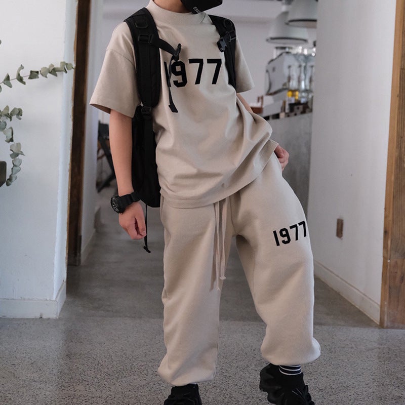 Essentials Children'S Parentage Pants Fog American Loose 1977 Pants Children'S Clothing - Image 4