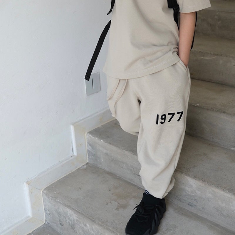 Essentials Children'S Parentage Pants Fog American Loose 1977 Pants Children'S Clothing - Image 1