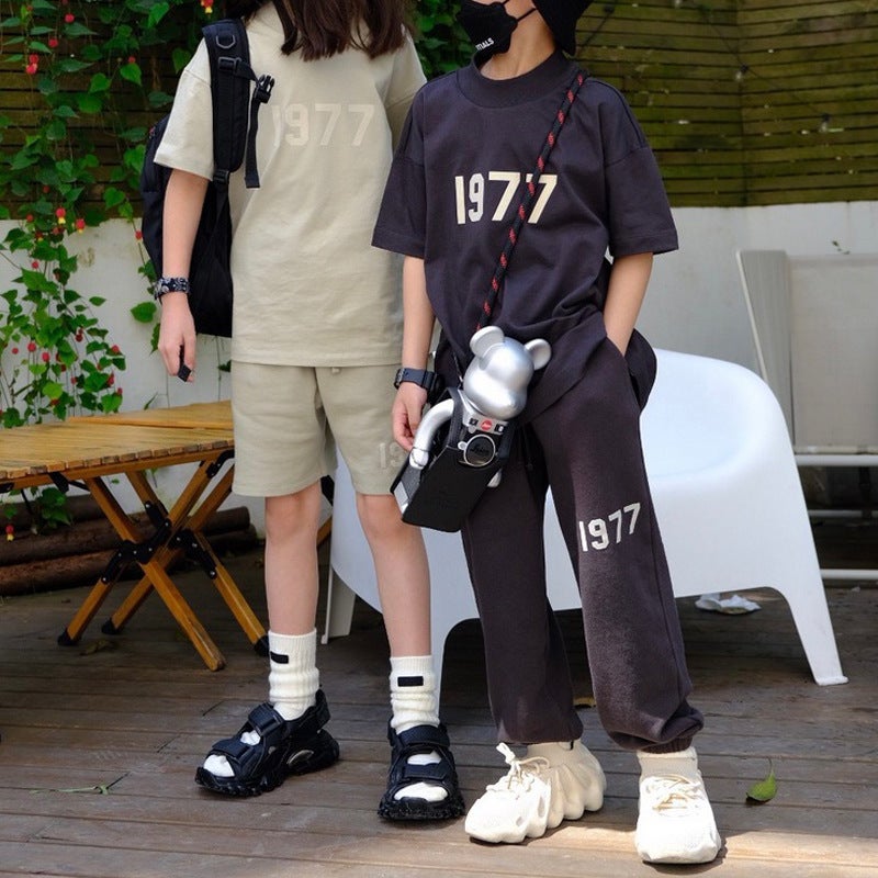 Essentials Children'S Parentage Pants Fog American Loose 1977 Pants Children'S Clothing - Image 5