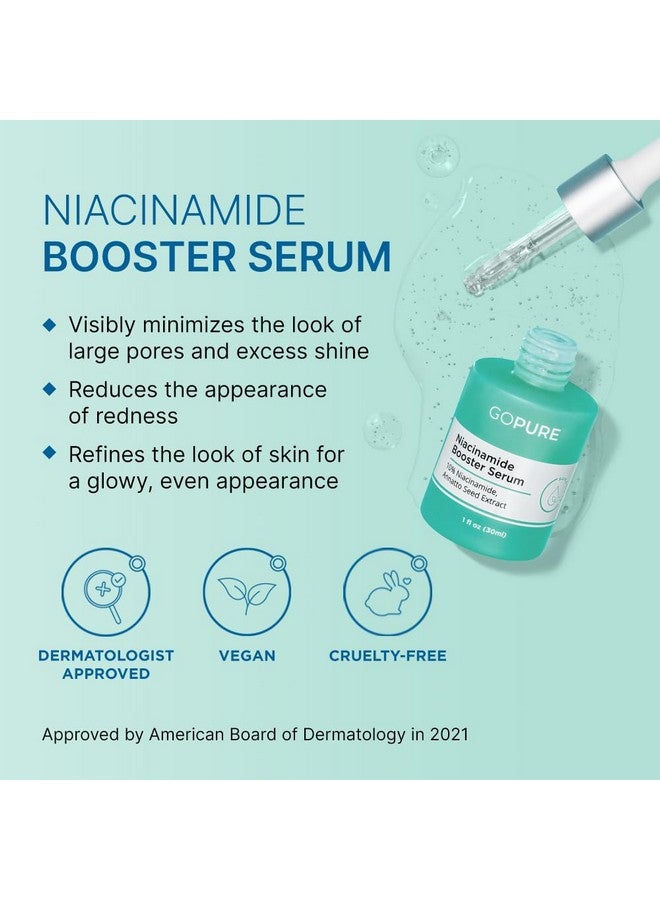 جو بيور 10% مصل نياسيناميد معزز للاحمرار، ويقلل من العناية بالبشرة، ويقلل من مظهر تغير لون البشرة والمسام الكبيرة في تركيبة مهدئة مع مستخلصات طبيعية لتوحيد لون البشرة، 1 أونصة سائلة - Image 4