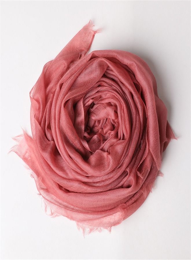 Loquat Solid Light Sunscreen Cashmere Scarf 