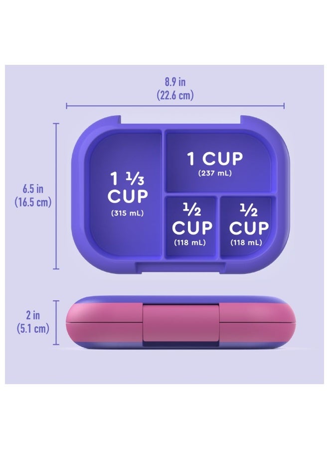 Bentgo Kids Chill 4 Compartment Lunch Box  Electric Violet - Image 1