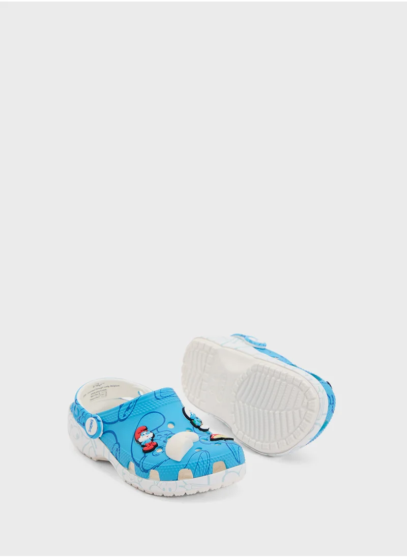 crocs Kids Smurfs Classic Clog