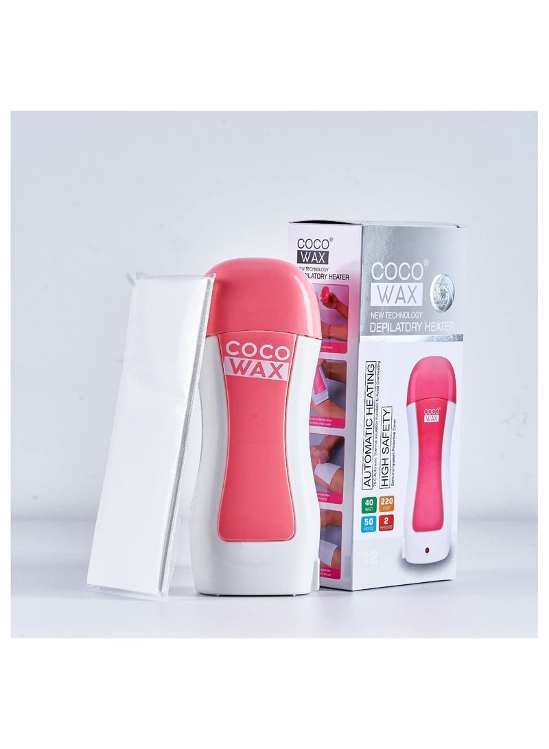 كوكو واكس  جهاز تسخين الشمع مع مناديل إزالة الشعر - Image 2