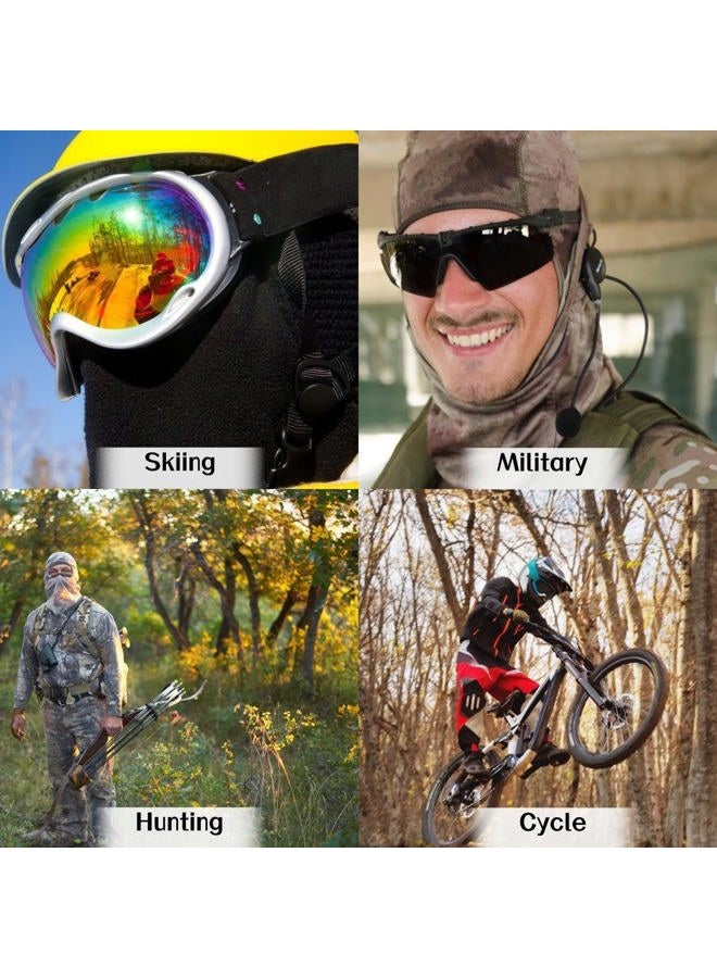 XY3545HS Camo Balaclava Face Mask for Man and Women-Hunting，Skiing，Motorcycle Windproof，UV Protection&Military Training - Image 4