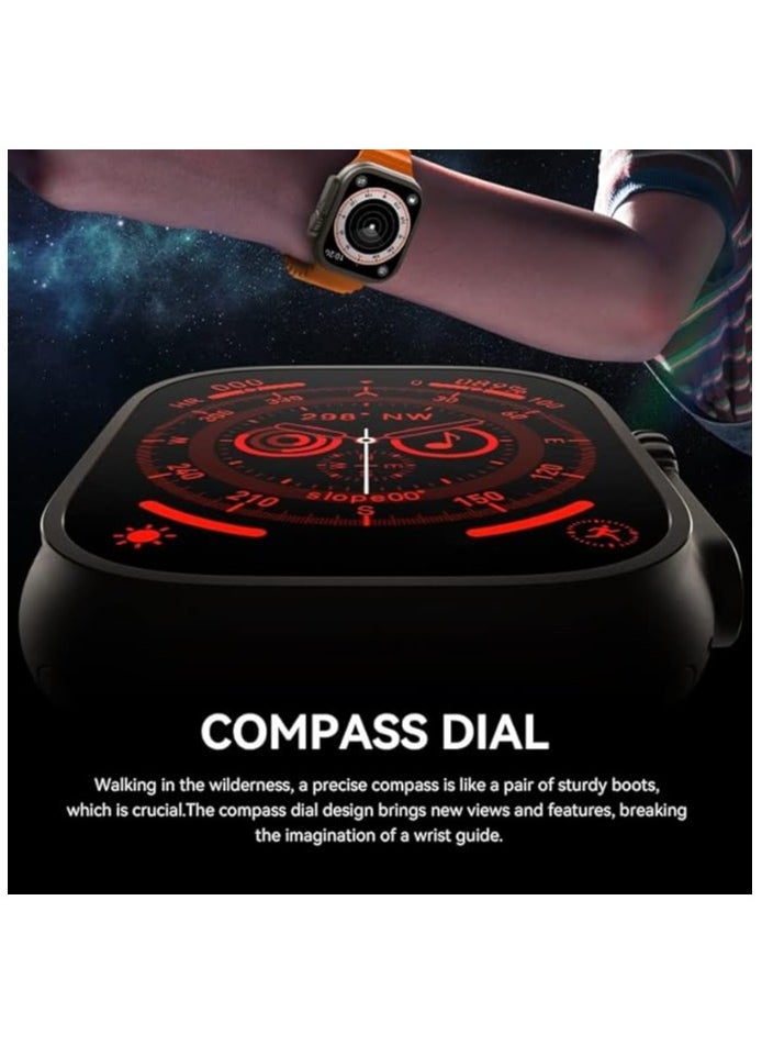 Amoled JW9 Ultra MAX Smart Watch Series 9 High Refresh Rate Compass NFC Sport Fitness Smartwatch